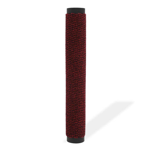 vidaXL Dirt Trapper Mat Rectangular Tufted 120x180 cm Red