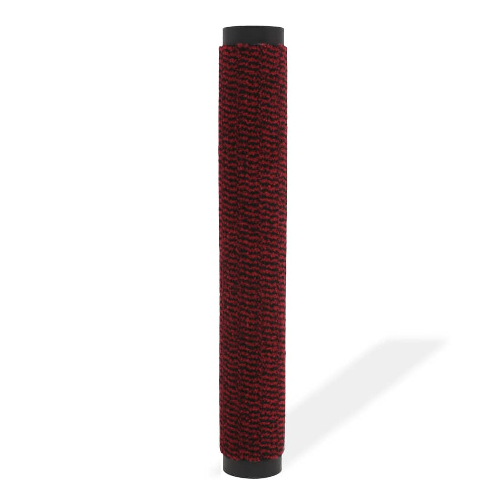 vidaXL Dirt Trapper Mat Rectangular Tufted 120x180 cm Red