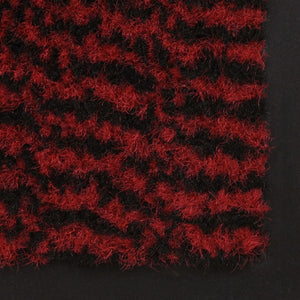 vidaXL Dirt Trapper Mat Rectangular Tufted 120x180 cm Red