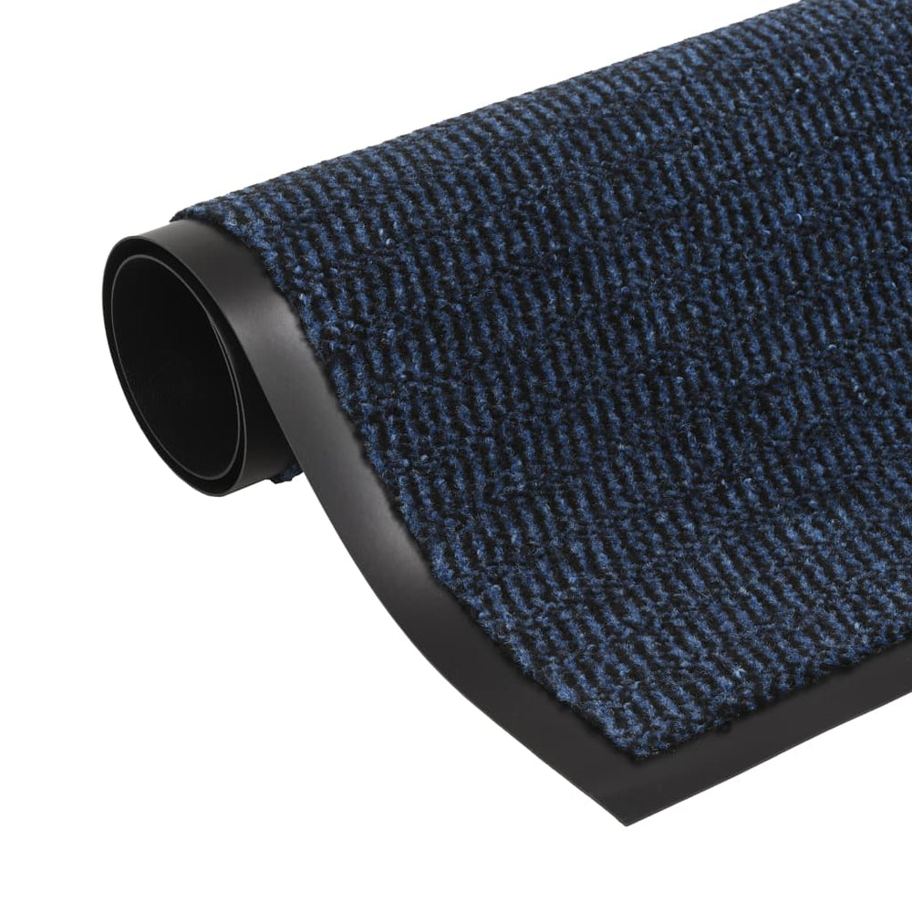 vidaXL Tufted Rectangular Dirt Trapper Mat 120x180 cm Blue