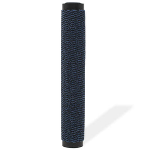 vidaXL Tufted Rectangular Dirt Trapper Mat 120x180 cm Blue