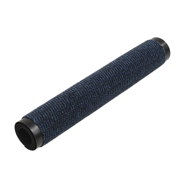 vidaXL Tufted Rectangular Dirt Trapper Mat 120x180 cm Blue