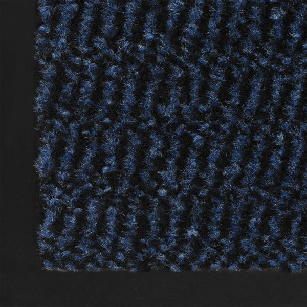 vidaXL Tufted Rectangular Dirt Trapper Mat 120x180 cm Blue