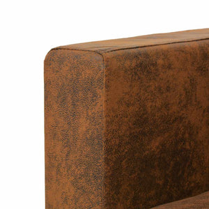 vidaXL 3-Piece Sofa Set Faux Suede