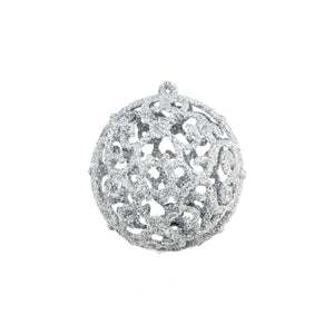 vidaXL 100-piece Christmas Bauble Set 3/4/6 cm Silver
