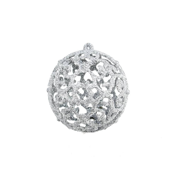vidaXL 100-piece Christmas Bauble Set 3/4/6 cm Silver