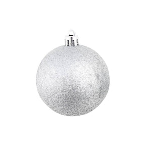 vidaXL 100-piece Christmas Bauble Set 3/4/6 cm Silver