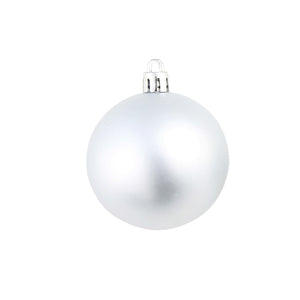 vidaXL 100-piece Christmas Bauble Set 3/4/6 cm Silver