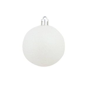 vidaXL 100-piece Christmas Ball Set 3/4/6 cm White/Grey