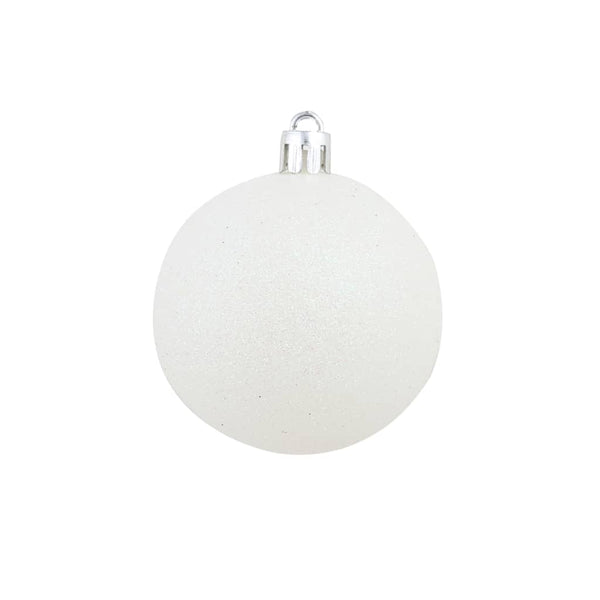 vidaXL 100-piece Christmas Ball Set 3/4/6 cm White/Grey