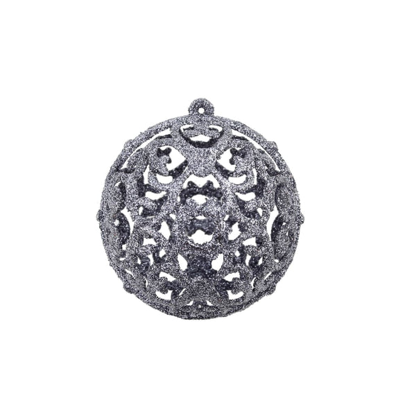 vidaXL 100-piece Christmas Ball Set 3/4/6 cm White/Grey