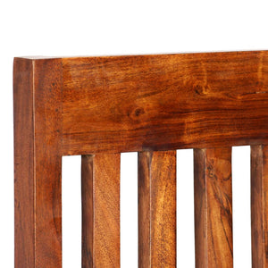 vidaXL Dining Chairs 2 pcs Solid Wood with Honey Finish