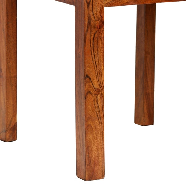 vidaXL Dining Chairs 2 pcs Solid Wood with Honey Finish