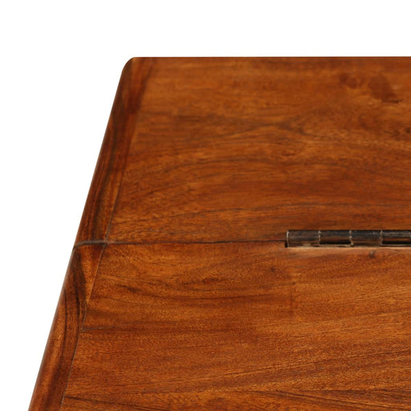 vidaXL Coffee Table Solid Wood with Honey Finish 110x55x35 cm