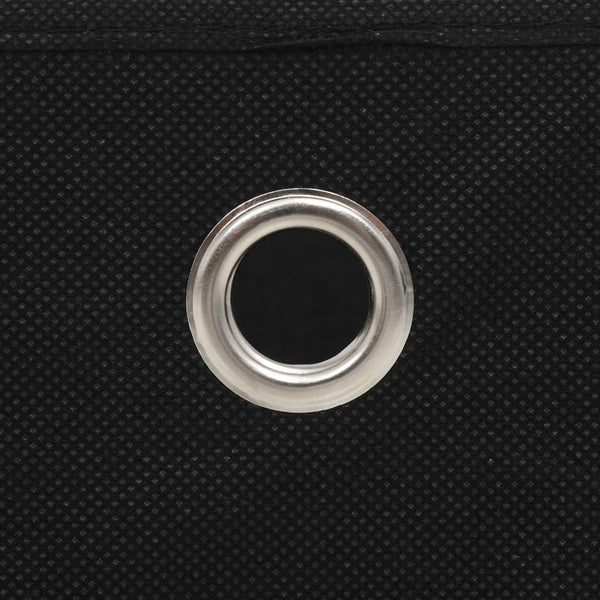 vidaXL Storage Boxes 4 pcs Non-Woven Fabric 32x32x32 cm Black