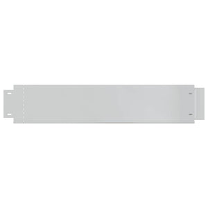 vidaXL Lawn Edging 10 pcs. Galvanized Steel 100 x 20 cm