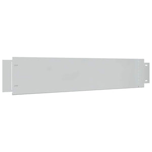 vidaXL Lawn Edging 10 pcs. Galvanized Steel 100 x 20 cm