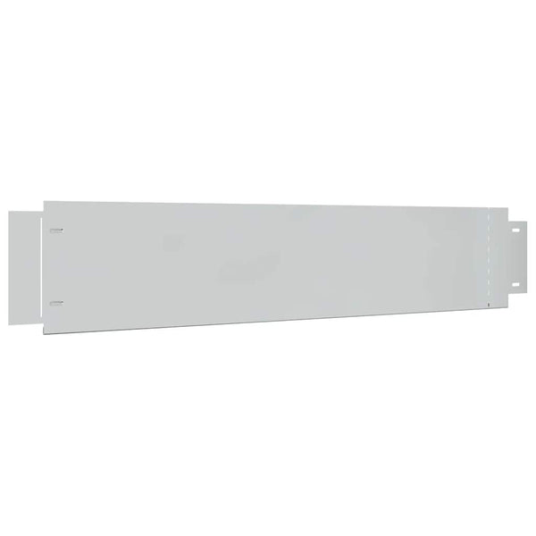 vidaXL Lawn Edging 10 pcs. Galvanized Steel 100 x 20 cm