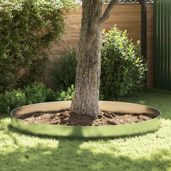 vidaXL Lawn Edging 20 pcs. Galvanised Steel 100 x 20 cm