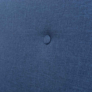vidaXL 2-Piece Sofa Set Fabric Blue