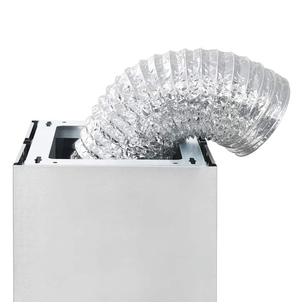 vidaXL Island Range Hood 90 cm LCD Touch Sensor 756 m³/h LED