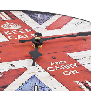 vidaXL Vintage Wall Clock UK 30 cm