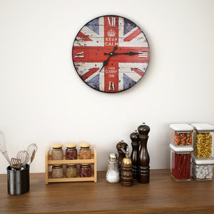 vidaXL Vintage Wall Clock UK 30 cm