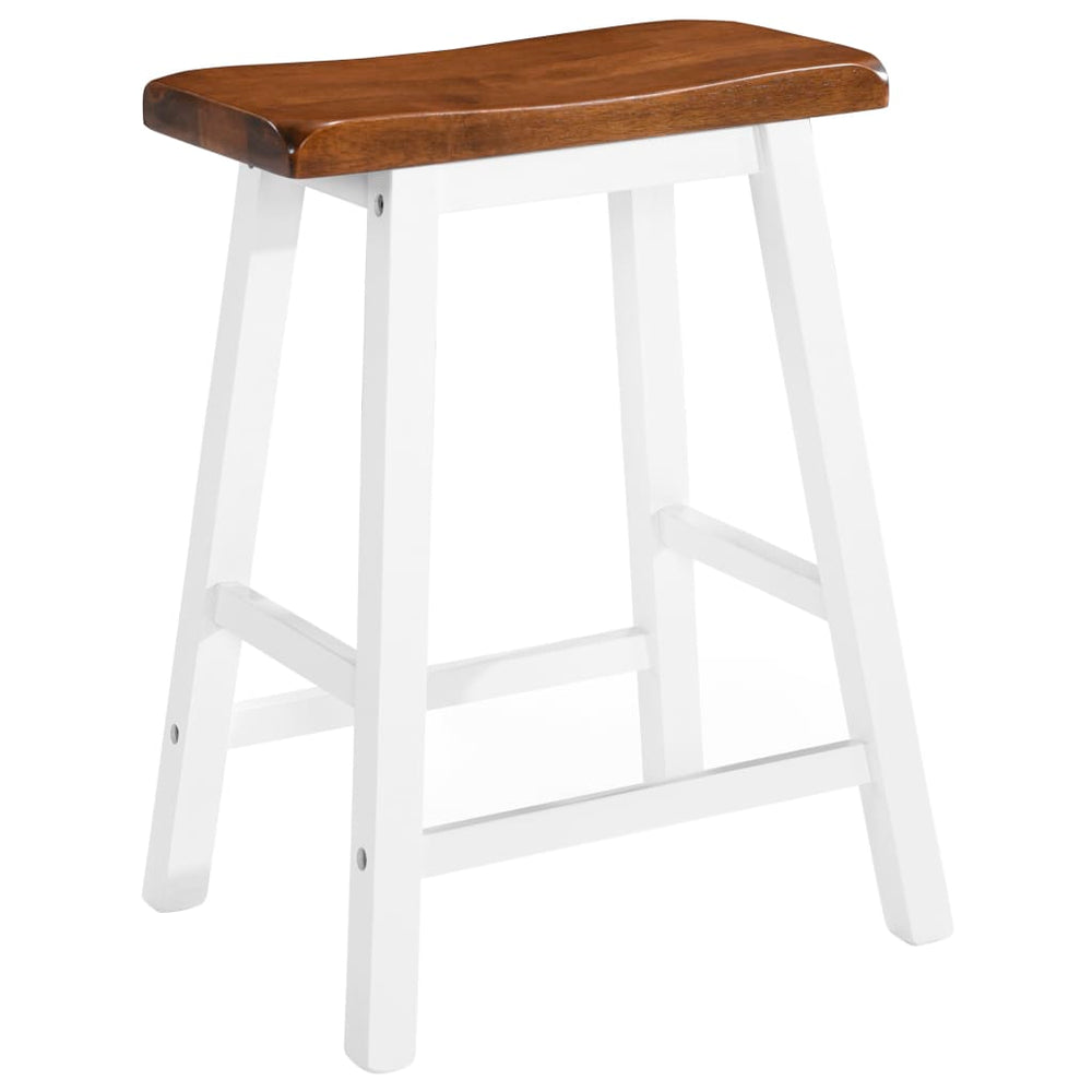 vidaXL Bar Stools 2 pcs. Solid Wood