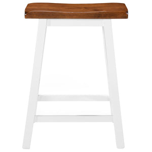 vidaXL Bar Stools 2 pcs. Solid Wood