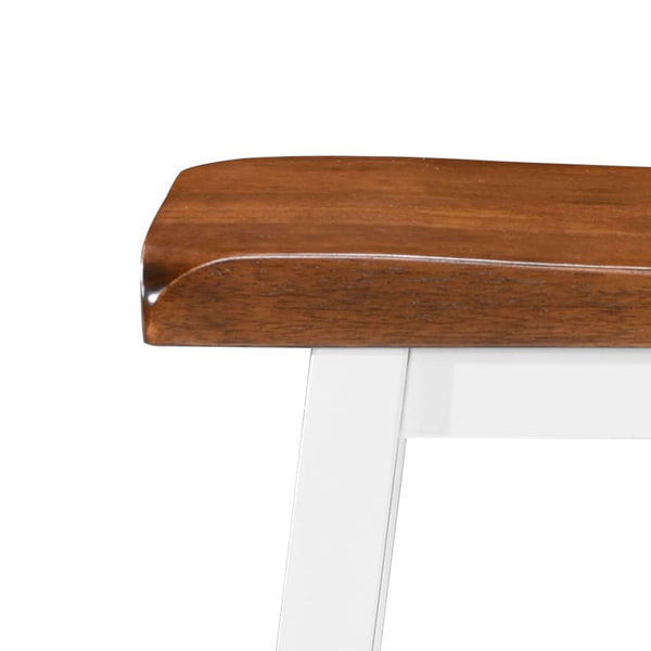 vidaXL Bar Stools 2 pcs. Solid Wood