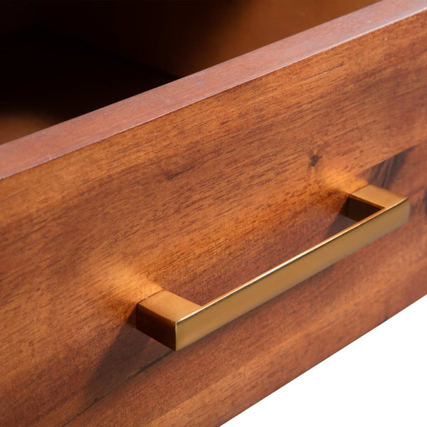 vidaXL Coffee Table Solid Acacia Wood 90x50x40 cm