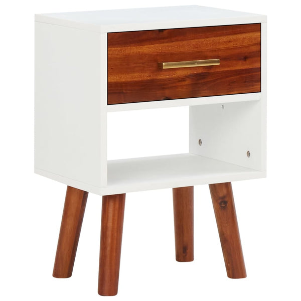 vidaXL Nightstands 2 pcs. Solid Acacia Wood 40x30x57 cm
