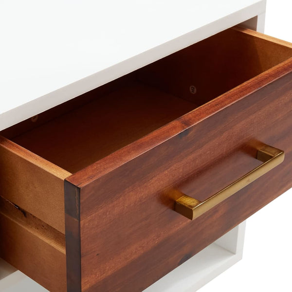 vidaXL Nightstands 2 pcs. Solid Acacia Wood 40x30x57 cm