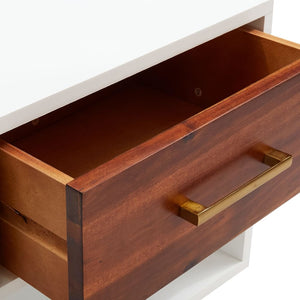 vidaXL Nightstands 2 pcs. Solid Acacia Wood 40x30x57 cm
