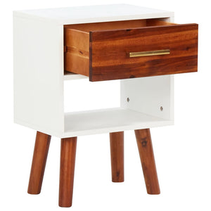 vidaXL Nightstands 2 pcs. Solid Acacia Wood 40x30x57 cm