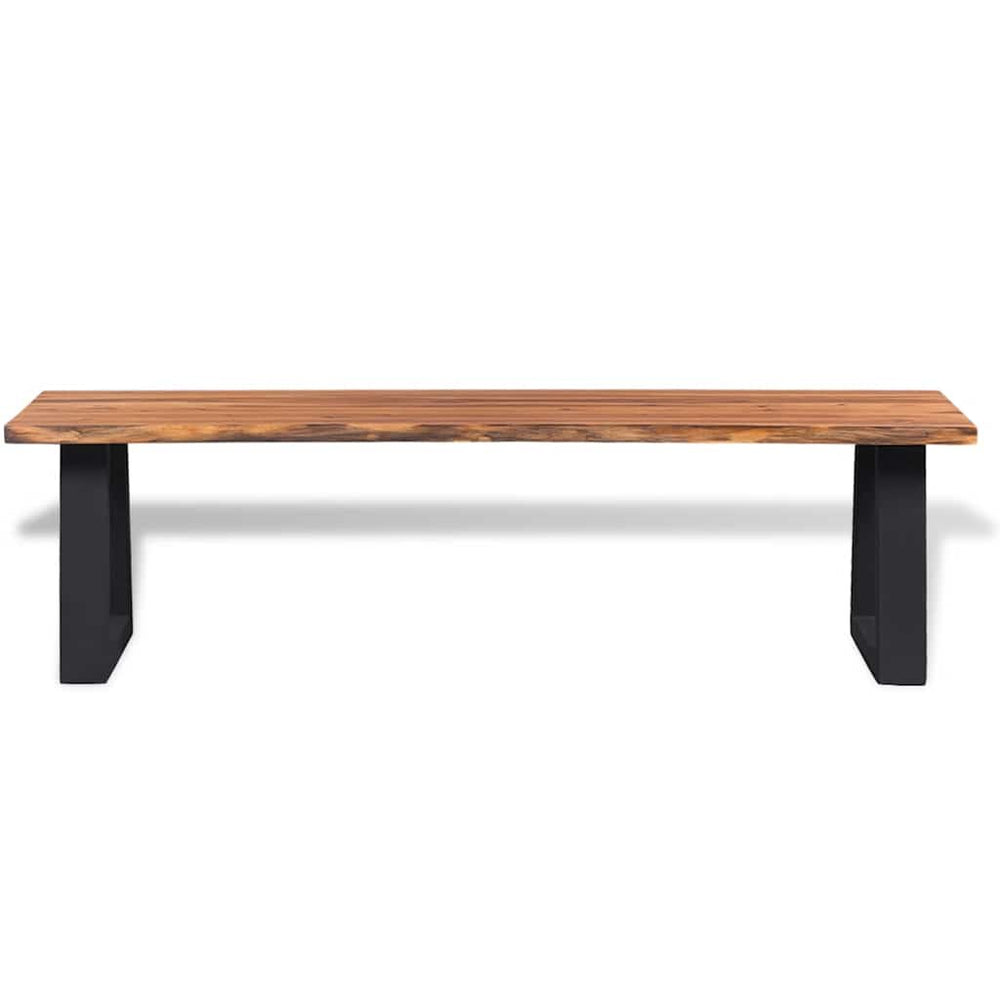 vidaXL Bench Solid Acacia Wood 145 cm