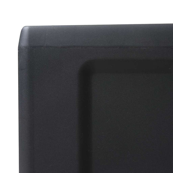 vidaXL Garden Storage Cabinet with 3 Shelves Black