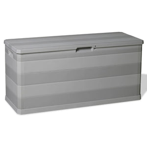 vidaXL Garden Storage Box Grey 117×45×56 cm