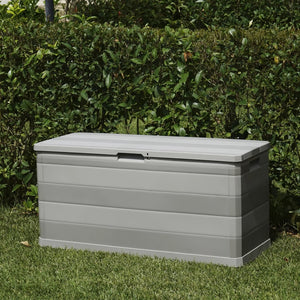 vidaXL Garden Storage Box Grey 117×45×56 cm