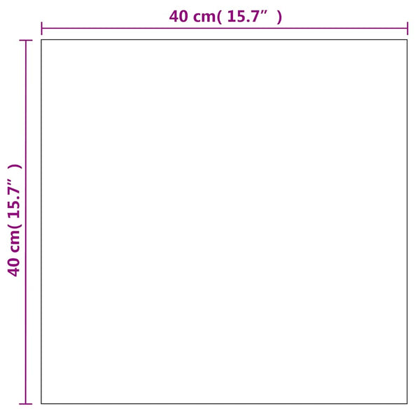 vidaXL Wall Mirror 40 x 40 cm Square Glass