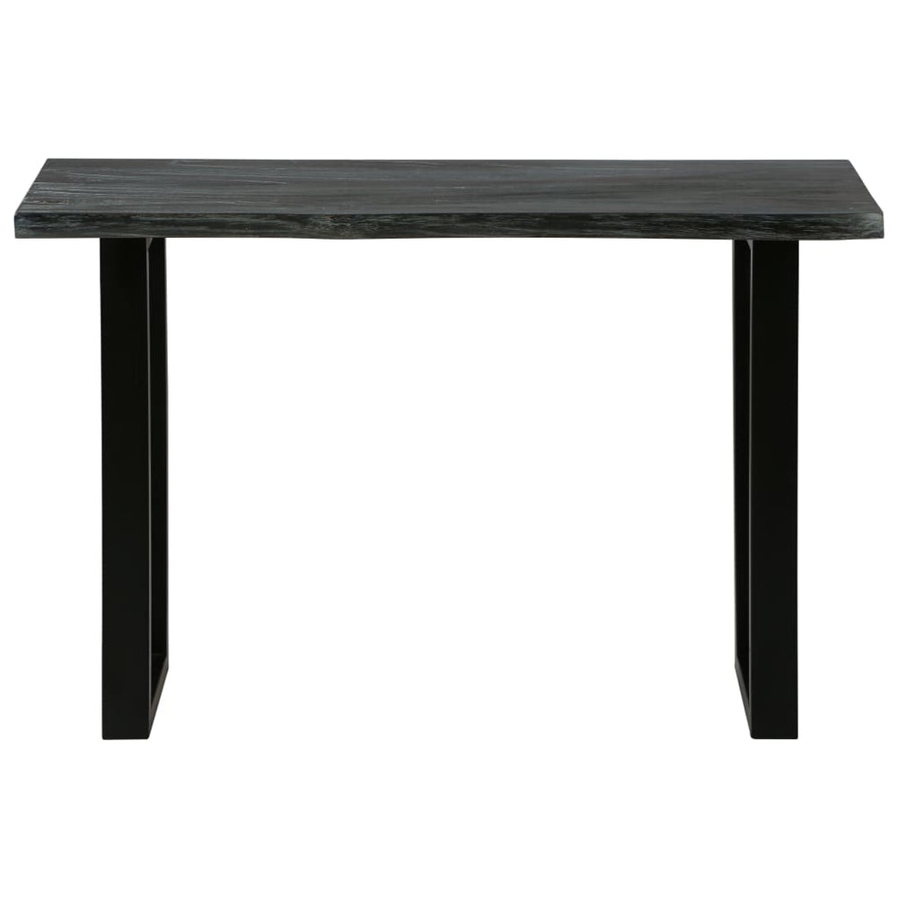 vidaXL Solid Mindi Wood Console Table 110 x 35 x 75 cm Grey