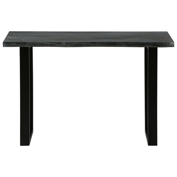 vidaXL Solid Mindi Wood Console Table 110 x 35 x 75 cm Grey