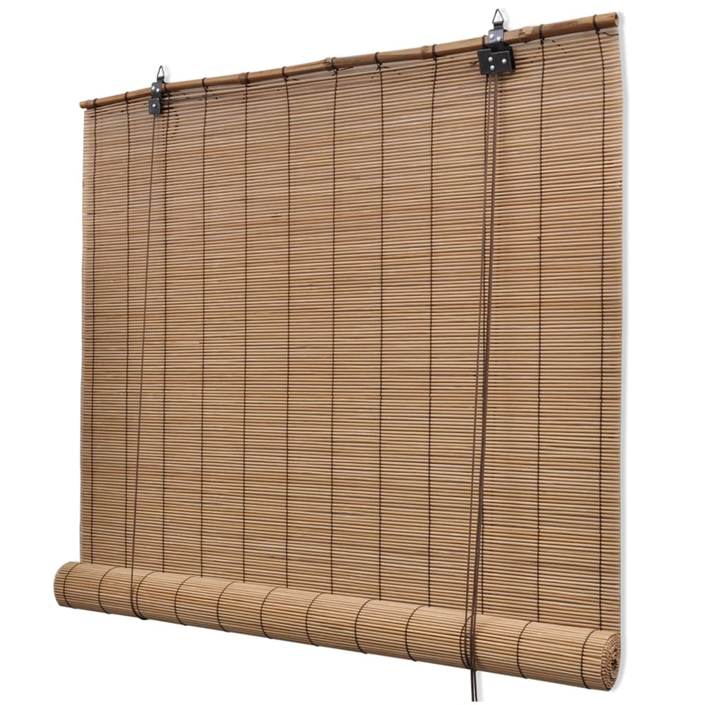 vidaXL Bamboo Roll-Up Blind 150x160 cm Brown