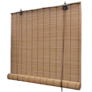 vidaXL Bamboo Roll-Up Blind 150x160 cm Brown