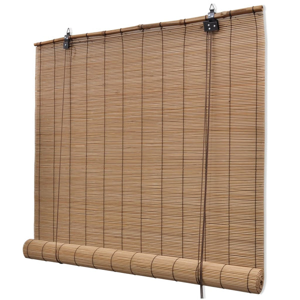 vidaXL Bamboo Roll-Up Blind 150x160 cm Brown