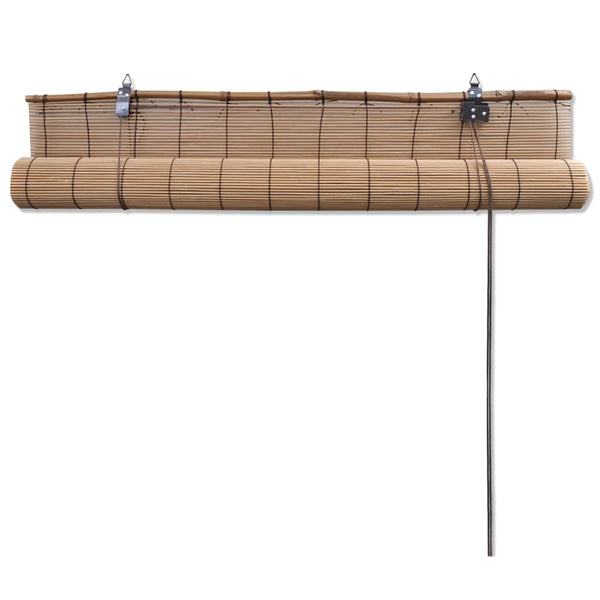 vidaXL Bamboo Roll-Up Blind 150x160 cm Brown