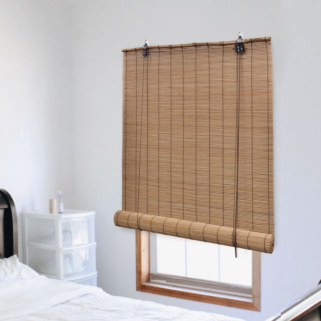 vidaXL Bamboo Blind 80x220 cm Brown