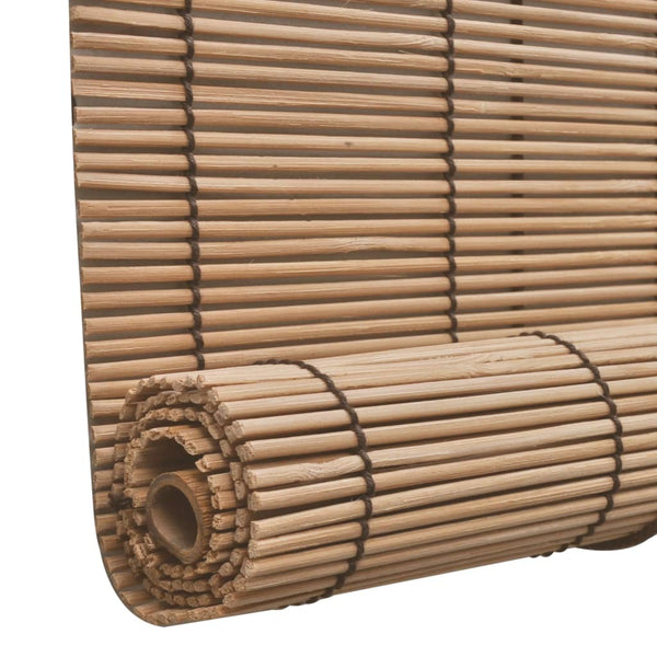 vidaXL Bamboo Blind 140x220 cm Brown