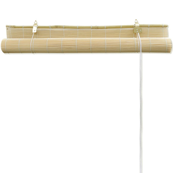 vidaXL Bamboo Roll-Up Blind 150x160 cm Natural
