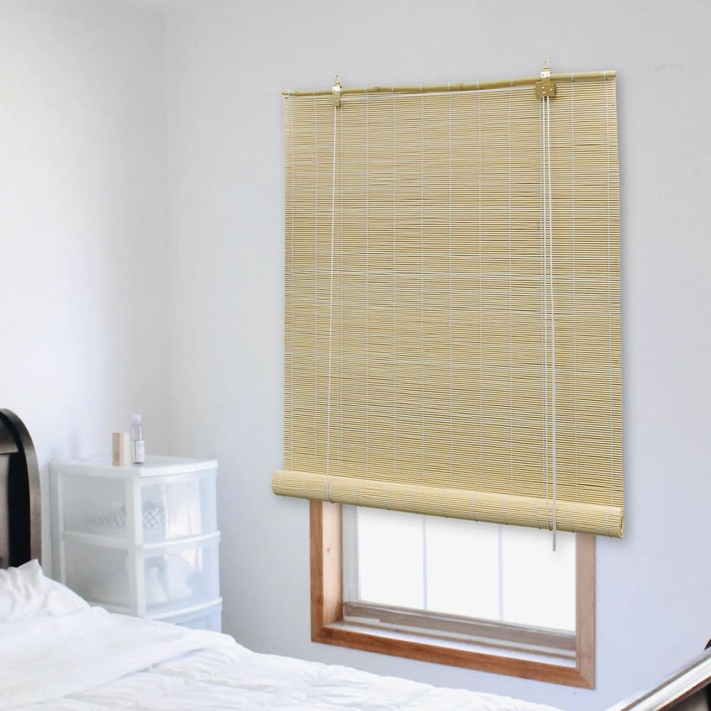 vidaXL Bamboo Roll-Up Blind 150x160 cm Natural